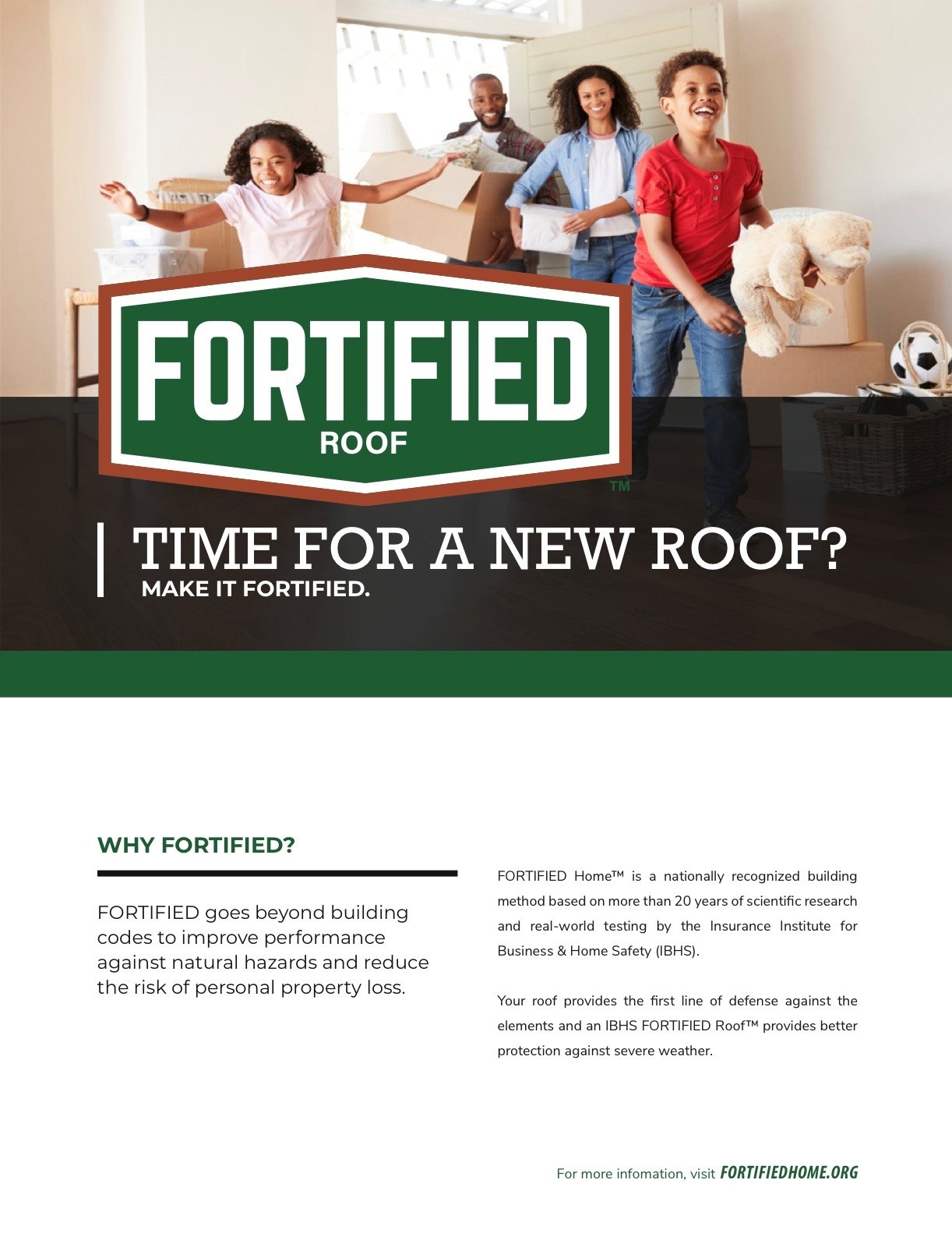 Fortified Certified Roof Installer